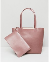Ted Baker Bow Embossed Leather Shopper