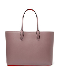 Christian Louboutin Cabata Spiked Textured Leather Tote
