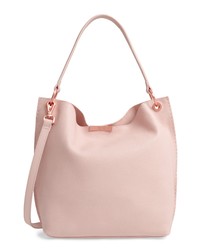 Ted Baker London Candiee Faceted Bar Leather Hobo