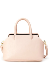 Forever 21 Classic Faux Leather Mini Satchel