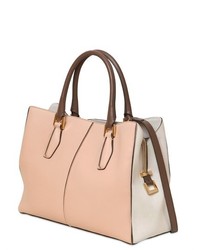 Tod's D Cube Medium Leather Tote Bag