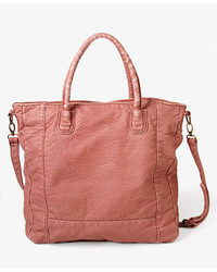 Forever 21 Distressed Faux Leather Tote