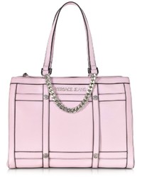 Versace Jeans Light Pink Eco Leather Tote