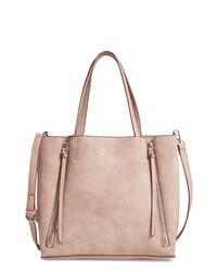 Chelsea28 Leigh Convertible Zipper Faux Leather Tote