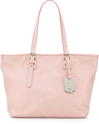 Longchamp Lm Small Cuir Leather Shoulder Tote Bag Petal Pink