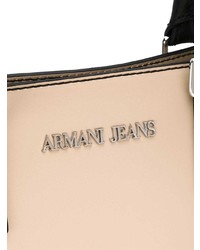 Armani Jeans Logo Plaque Tote