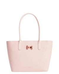 Ted Baker London Small Leather Shopper Pink
