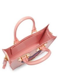 Sophie Hulme Mini Albion Leather Heart Tote