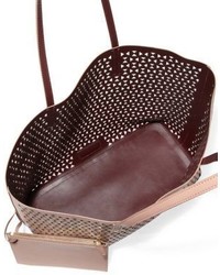 Elizabeth and James Perforated Leather Tote