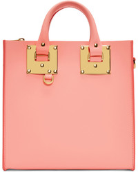 Sophie Hulme Pink Square Albion Tote