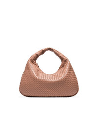 Bottega Veneta Pink Veneta Hobo Leather Shoulder Bag