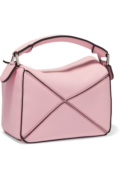 Loewe Puzzle Bag Leather Mini Pink 2227171