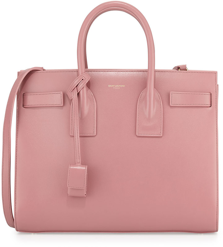 Saint Laurent Small Sac de Jour Bag - Pink Handle Bags, Handbags -  SNT283953