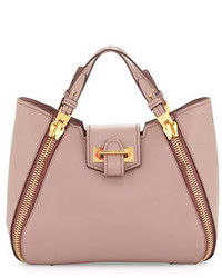 Tom Ford Sedgwick Mini Double Zip Leather Tote Bag