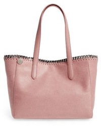 Stella McCartney Small Falabella Shaggy Deer Faux Leather Tote Pink