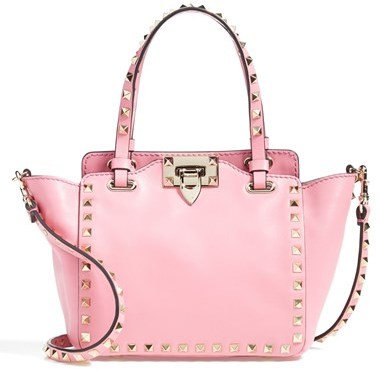Valentino Micro Mini Rockstud Leather Tote | Where to buy & how to wear