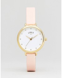 Pink Leather Watch