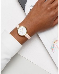 Limit 622137 Faux Leather Watch In Pink