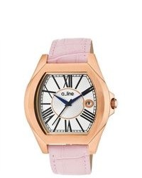 A Line Adore Pink Genuine Leather Watch