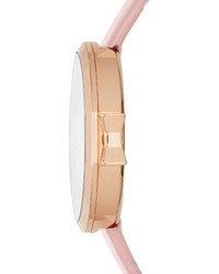 Kate Spade New York Park Row Leather Strap Watch 34mm