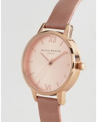 Olivia Burton Rose Midi Dial Leather Watch