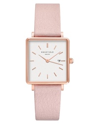 ROSEFIELD The Boxy Leather Watch