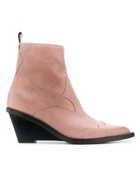 MM6 MAISON MARGIELA Ankle Height Wedge Boot
