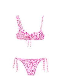 Amir Slama Leopard Print Bikini Set