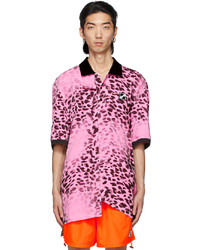 Pink Leopard Polo