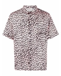 Pink Leopard Short Sleeve Shirt