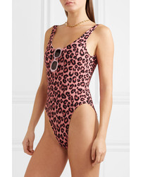 Les Girls Les Boys Leopard Print Swimsuit