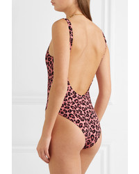 Les Girls Les Boys Leopard Print Swimsuit