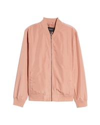 Nordstrom Lightweight Bomber Jacket In Pink Glass At
