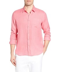 Vilebrequin Caroubie Regular Fit Linen Sport Shirt