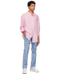 Polo Ralph Lauren Pink Linen Classic Shirt