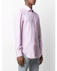 Kiton Plain Linen Shirt