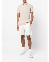Eleventy Linen Cotton Polo Shirt