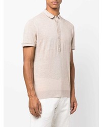 Eleventy Linen Cotton Polo Shirt