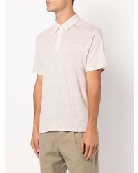 Vince Linen Short Sleeve Polo Shirt