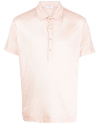 Boglioli Short Sleeve Linen Polo Shirt