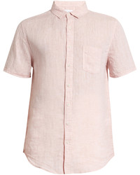 Onia Jack Short Sleeved Linen Shirt