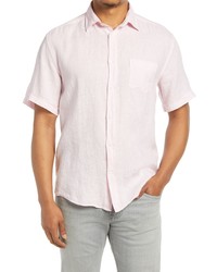 Benson Short Sleeve Linen Button Up Shirt