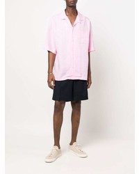 PT TORINO Short Sleeve Linen Shirt