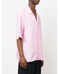 PT TORINO Short Sleeve Linen Shirt