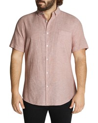 Johnny Bigg Tahiti Short Sleeve Shirt In Pink At Nordstrom