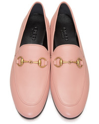 Gucci Pink Brixton Loafers