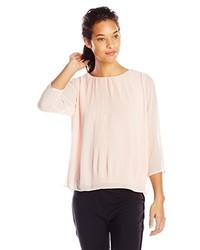 Vince Camuto 34 Sleeve Pleated Blouse