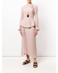 Marni Flared Ruched Blouse