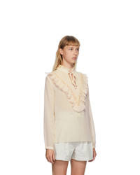 See by Chloe Pink Tte Frill Blouse