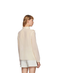 See by Chloe Pink Tte Frill Blouse